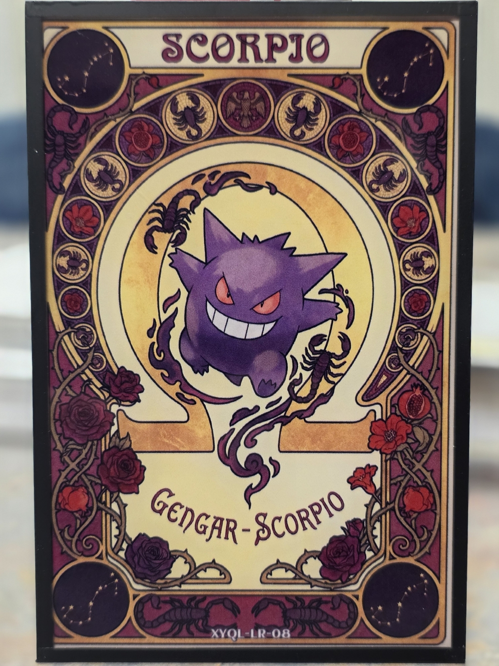 Pokemon Gengar Constellation Scorpio Art Board